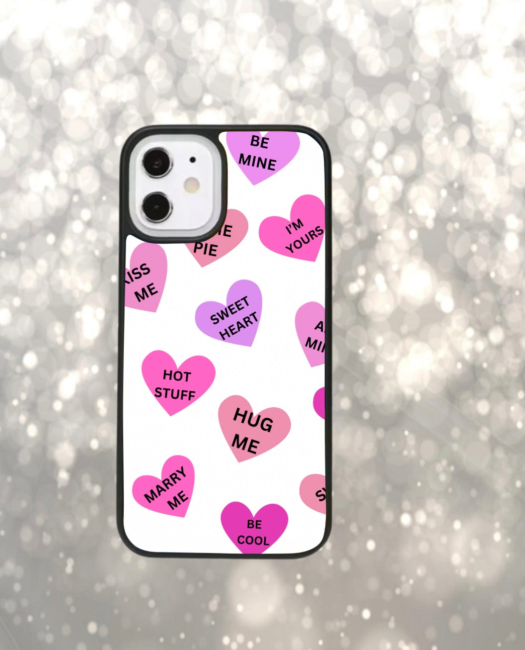Candy Hearts Phone Cases