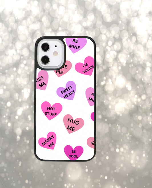 Candy Hearts Phone Cases